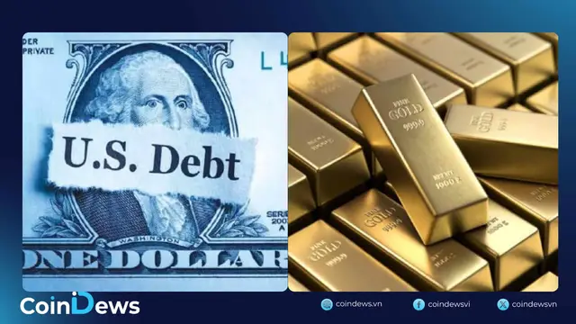 Nợ công Mỹ vượt 40.000 tỷ USD, vàng trở lại vùng 4.650 USD