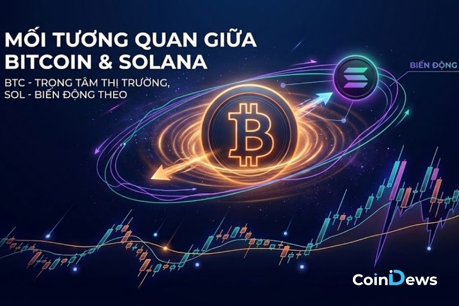 Bitcoin và thị trường crypto đang tác động đến giá SOL