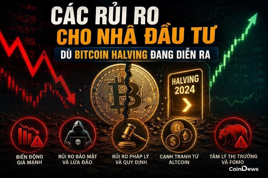 Các rủi ro khiến nhiều nhà đầu tư thua lỗ dù Halving diễn ra