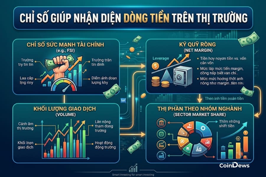 Chỉ số giúp nhận diện dòng tiền trên thị trường