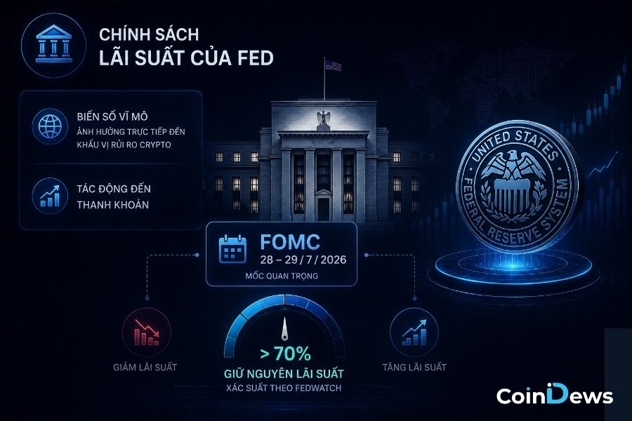 Chính sách lãi suất của FED tác động đến giá LINK
