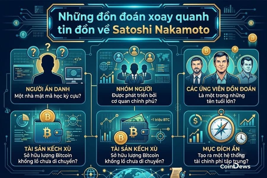 Nhiều đồn đoán xoay quanh danh tính Satoshi