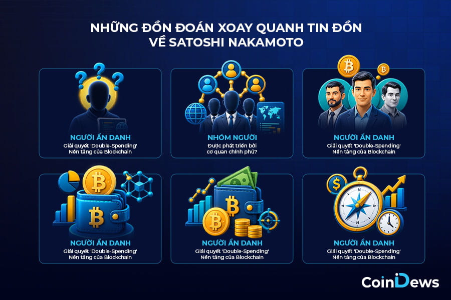 Nhiều đồn đoán xoay quanh danh tính Satoshi