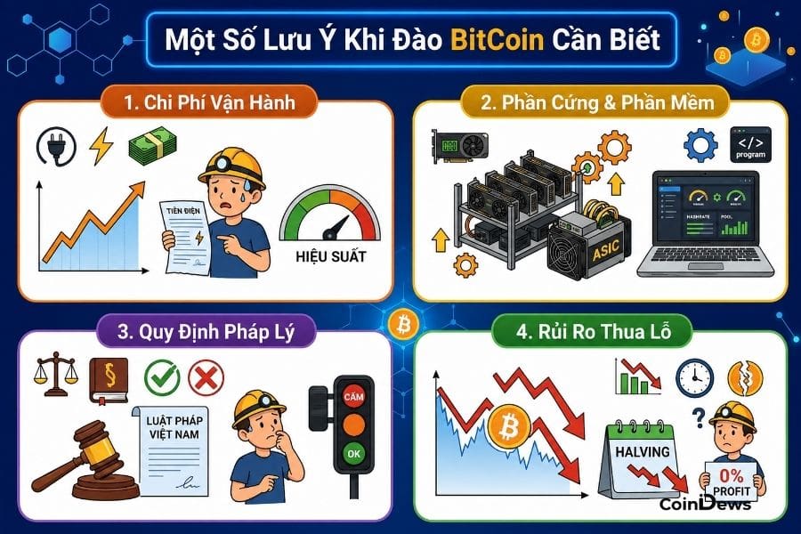Đào Bitcoin có tạo ra doanh thu nhưng chi phí đầu tư lớn
