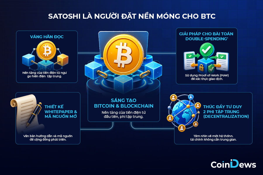 Satoshi giúp cấu trúc hệ thống vẫn hoạt động ổn định